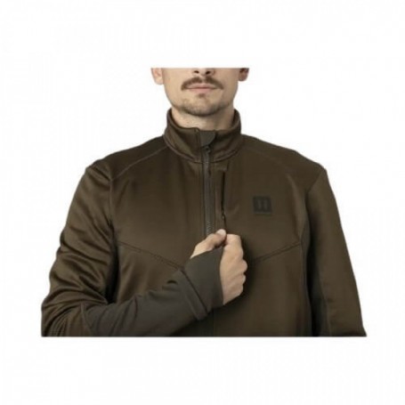 Parforce Fleecejacke HARKILA (Willow grün/Tiefbraun) Super Sparpreis