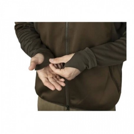 Parforce Fleecejacke HARKILA (Willow grün/Tiefbraun) Super Sparpreis