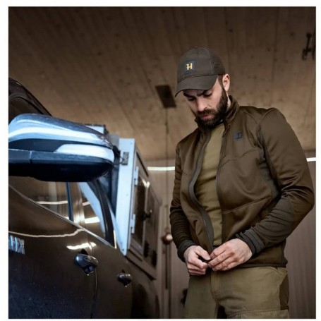 Parforce Fleecejacke HARKILA (Willow grün/Tiefbraun) Super Sparpreis