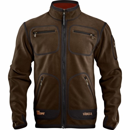 Parforce Fleecejacke HARKILA Kamko (braun/rot) Letzte 3 Tage