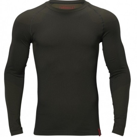 Parforce Undrewear Harkila Base active L/S O-Ausschnitt (Dunkle Weide grün) 2025