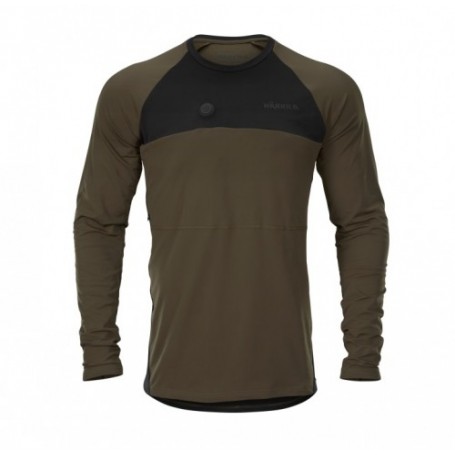 Parforce Unterwäsche L/S T-Shirt Harkila Heat (Willow green/Black)