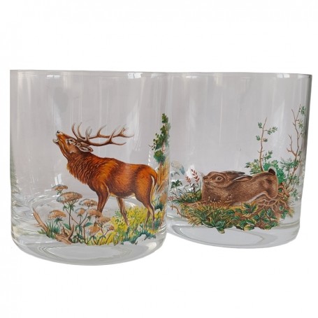 Parforce WhiskyGlas Set mit Wildtiermotiven (6Stck.) 250ml