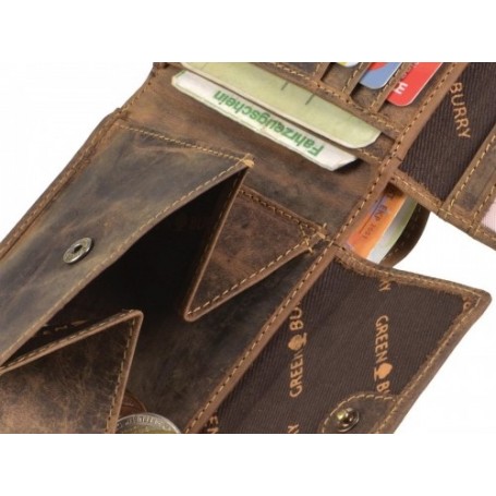 Parforce Brieftasche "Hirsch" High Format GREENBURRY 1705-Stag-25 Rabatte dieses Monats