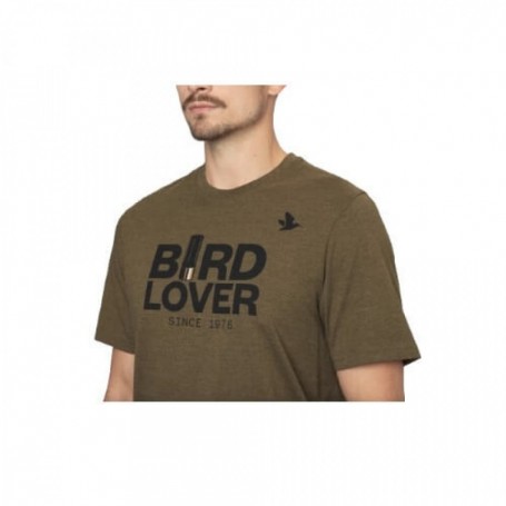 Parforce T-Shirt SEELAND Bird Lover (Dunkles Oliv meliert) Outlet