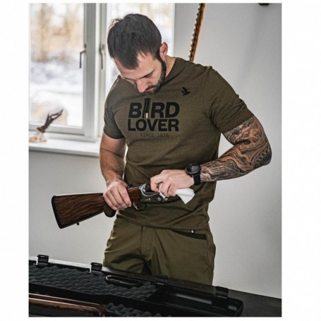 Parforce T-Shirt SEELAND Bird Lover (Dunkles Oliv meliert) Outlet
