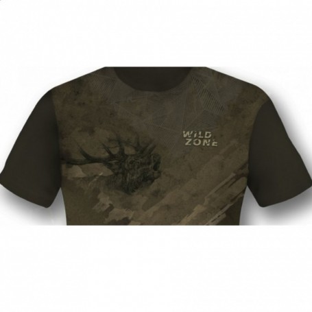 Parforce T-Shirt WILD ZONE mit brüllendem Hirsch-Dekor, braun (M-269-1913) Online Shopping