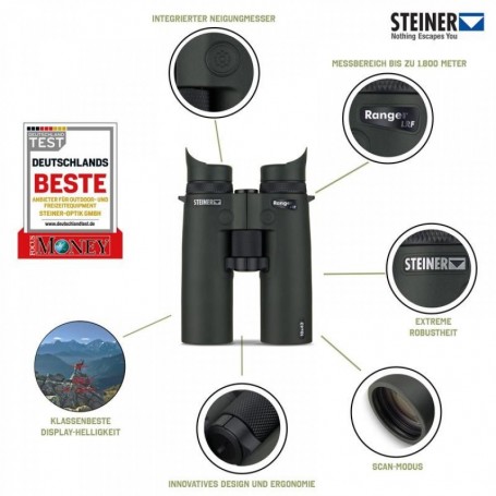 Parforce Fernglas STEINER Ranger LRF 10x42 Bestseller