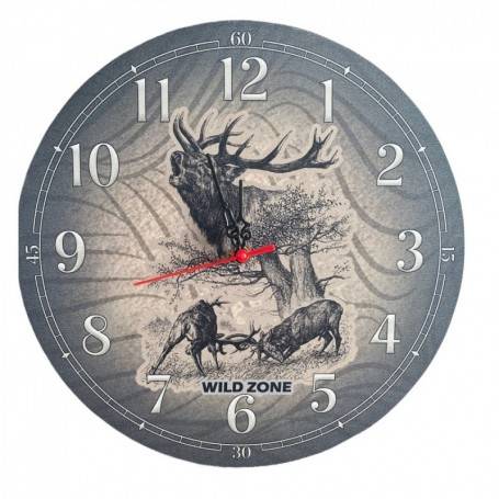 Parforce Wanduhr mit Hirschdruck 30 cm Wild Zone M-374-1802