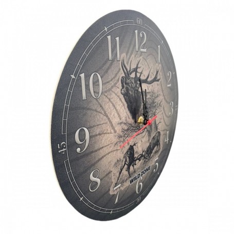 Parforce Wanduhr mit Hirschdruck 30 cm Wild Zone M-374-1802 Outlet