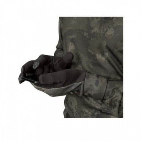Parforce Handschuhe HARKILA NOCTYX-Tarnvlies mit Klappfinger AXIS MSP®( Schwarz) Lagerräumung