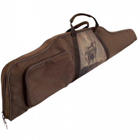 Parforce Büchsenkoffer mit Hirschdekor braun 128x11x30 WILD ZONE M-360-1660 zollfrei