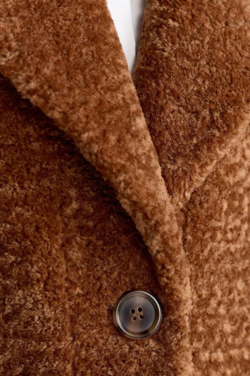 Eich & Royal Teddy-Mantel mit Reverskragen Muttertagsangebot