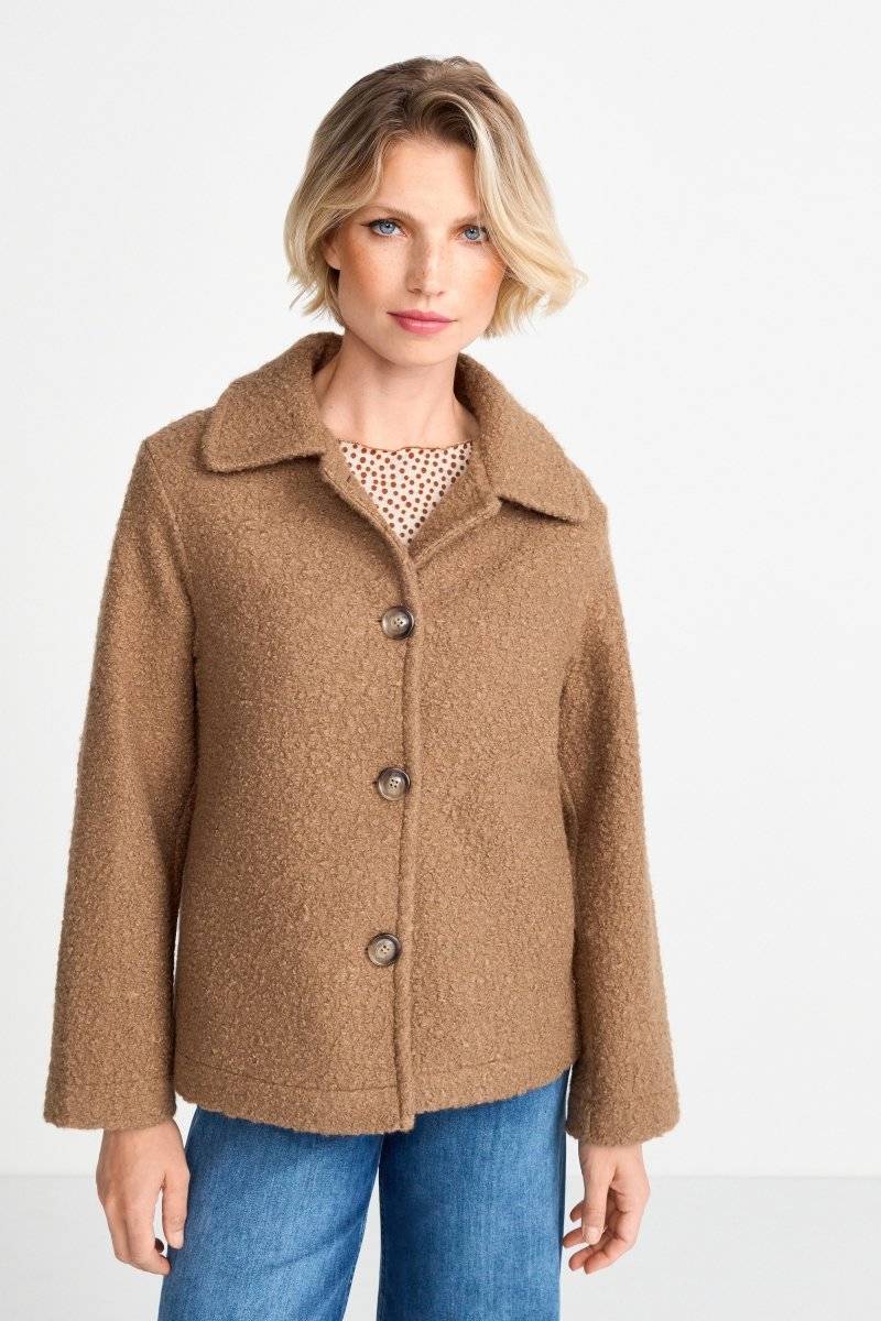 Eich & Royal Jacke mit breitem Umlegekragen Neueste Mode