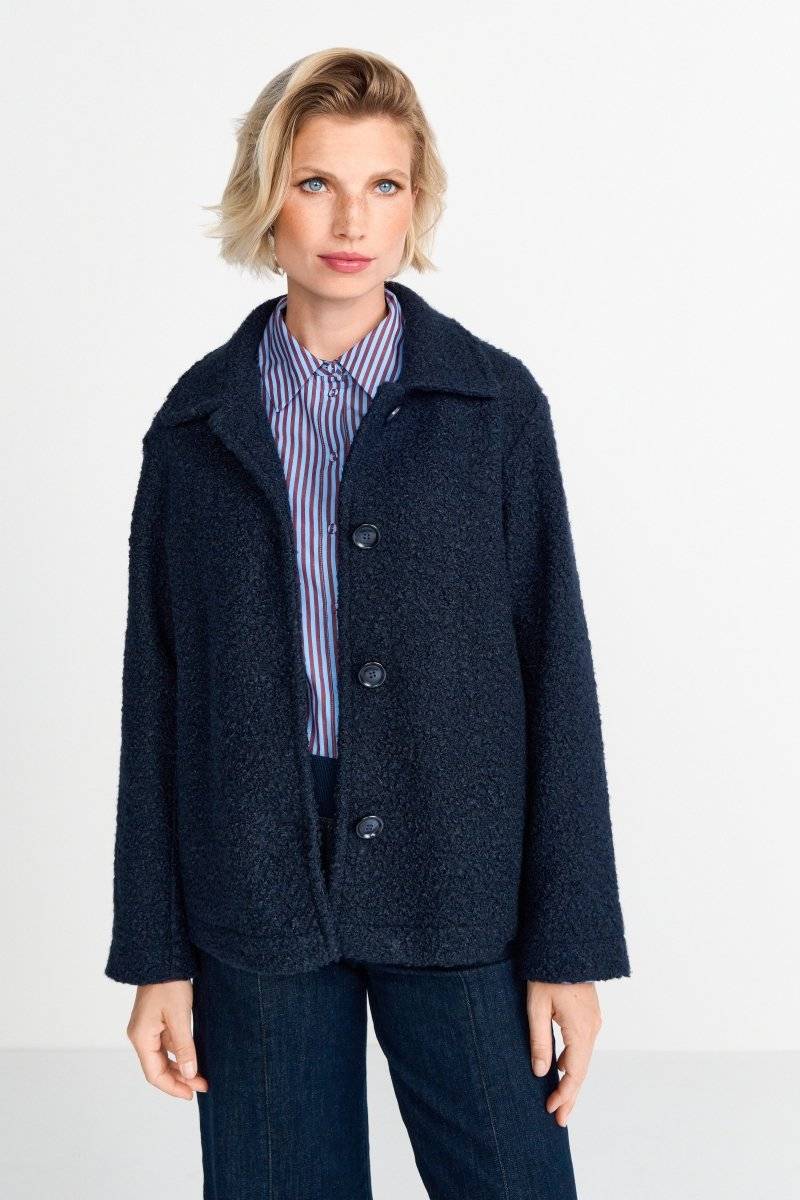 Eich & Royal Jacke mit breitem Umlegekragen Neueste Mode
