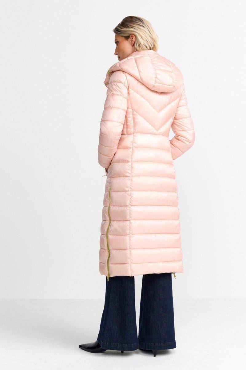 Eich & Royal Glänzender Steppmantel Große Rabatte