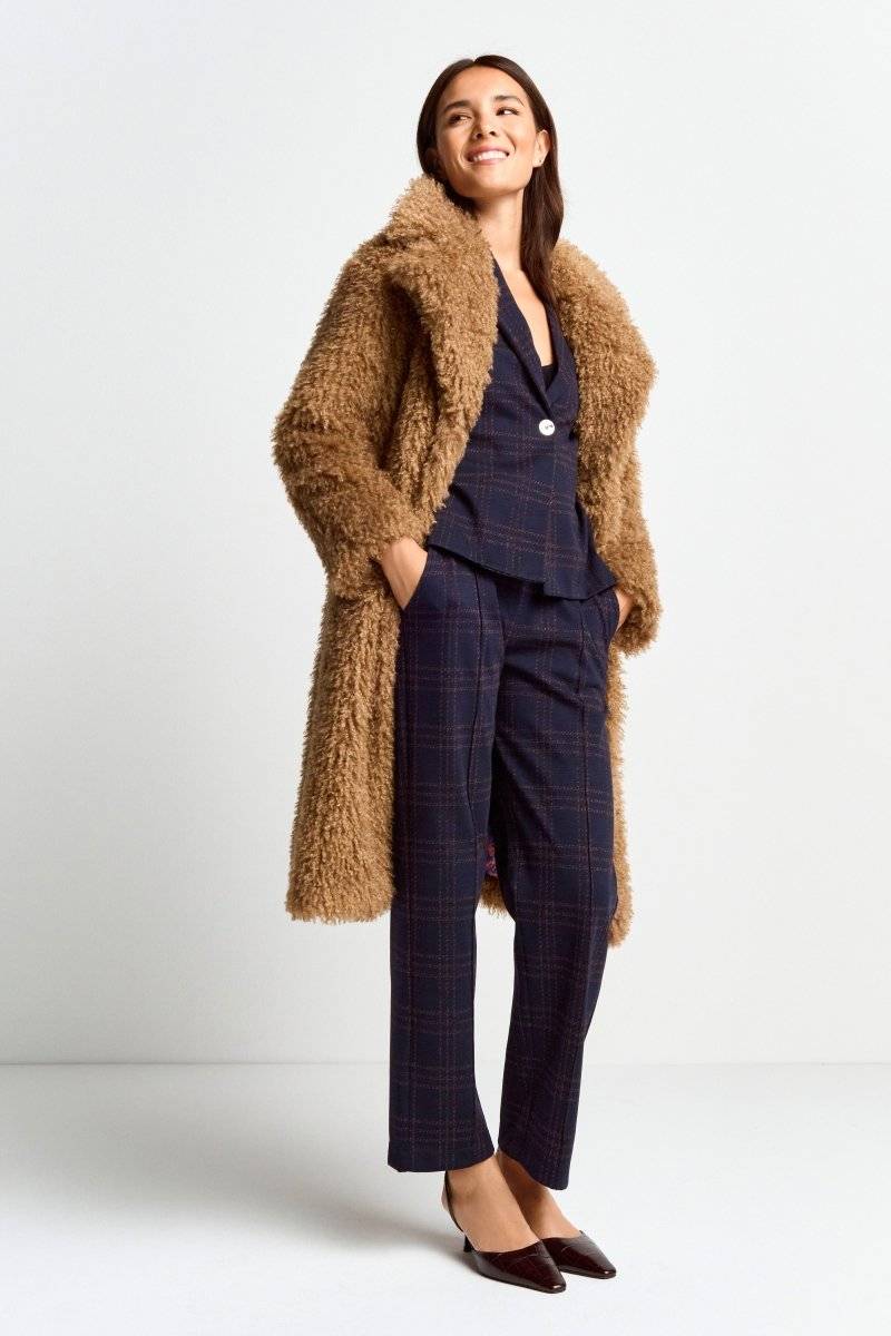 Eich & Royal Oversized-Mantel aus Kustfell Tiefpreis