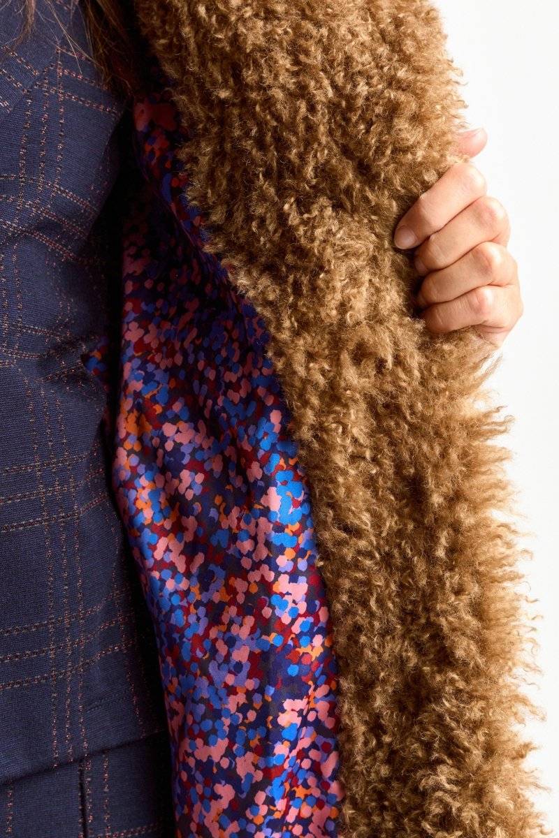 Eich & Royal Oversized-Mantel aus Kustfell Super Sparpreis