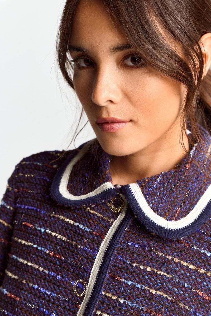 Eich & Royal Bouclé-Jacke mit Bubikragen Bis zu 50% Rabatt