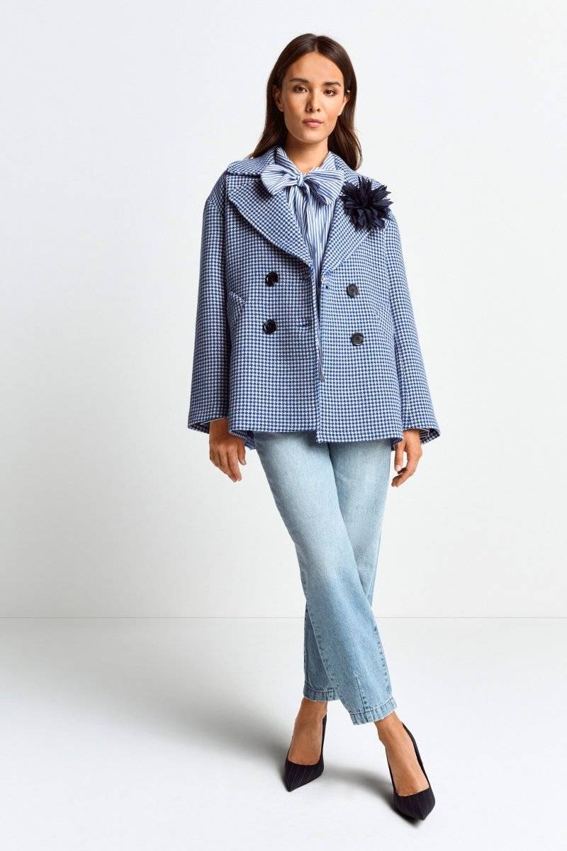 Eich & Royal Jacke mit Hahnentrittmuster Bis zu 60% Rabatt