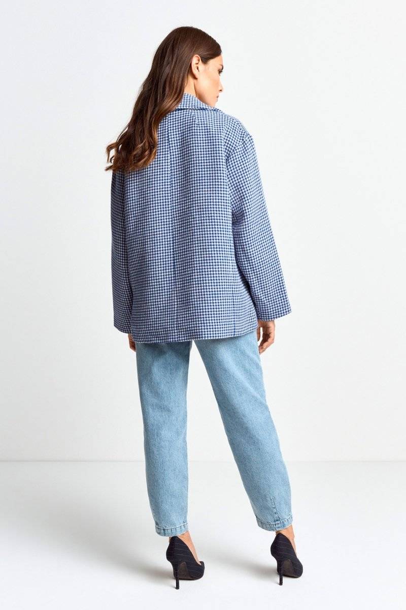 Eich & Royal Jacke mit Hahnentrittmuster Bis zu 60% Rabatt