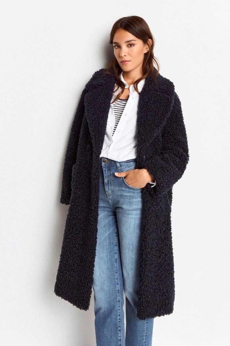 Eich & Royal Oversized-Mantel aus Teddyfell Fabrikladen