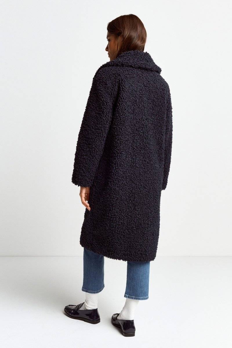 Eich & Royal Oversized-Mantel aus Teddyfell Fabrikladen
