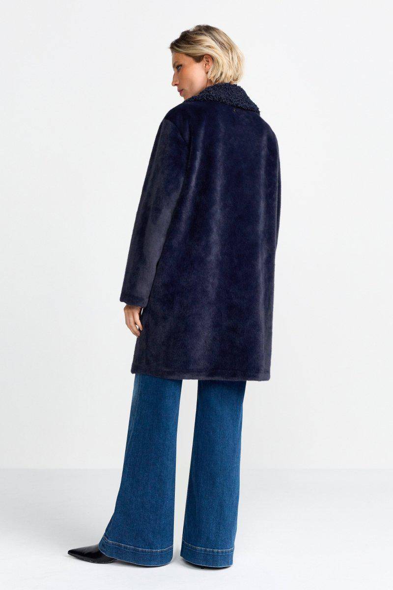 Eich & Royal Mantel aus weichem Fake Fur Begrenzt auf 3 Tage