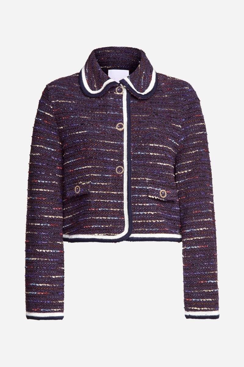 Eich & Royal Bouclé-Jacke mit Bubikragen 50% Rabatt für begrenzte Zeit