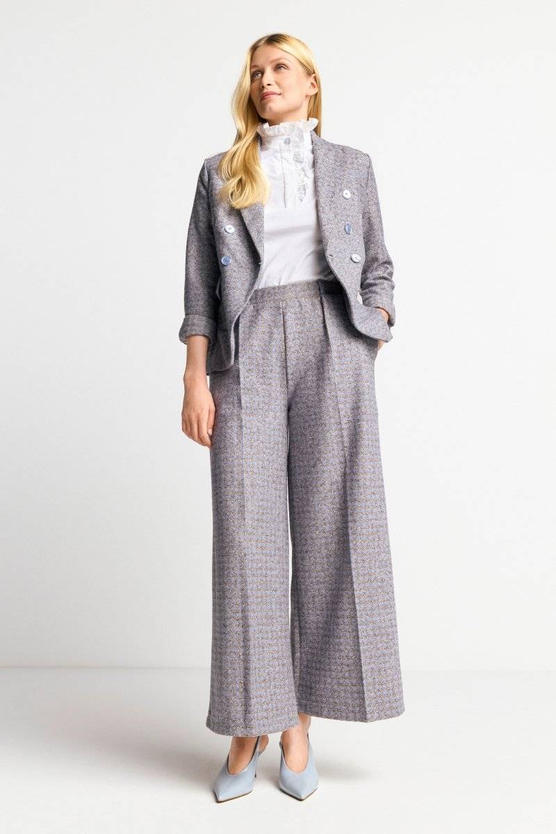 Eich & Royal Karierte Culotte aus Wollmix Versandkostenfrei