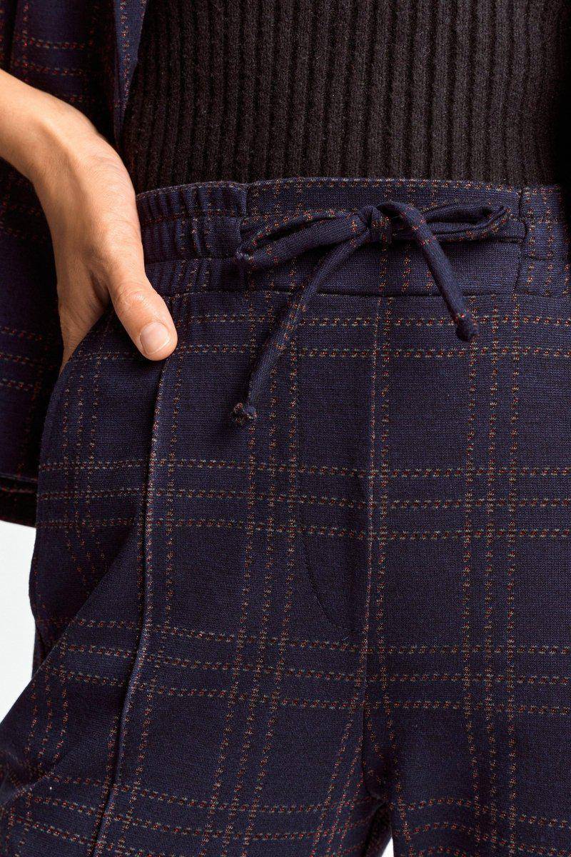 Eich & Royal Stoffhose mit Karomuster und Bügelfalte Top Angebot