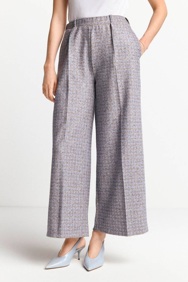 Eich & Royal Karierte Culotte aus Wollmix Blitzangebot