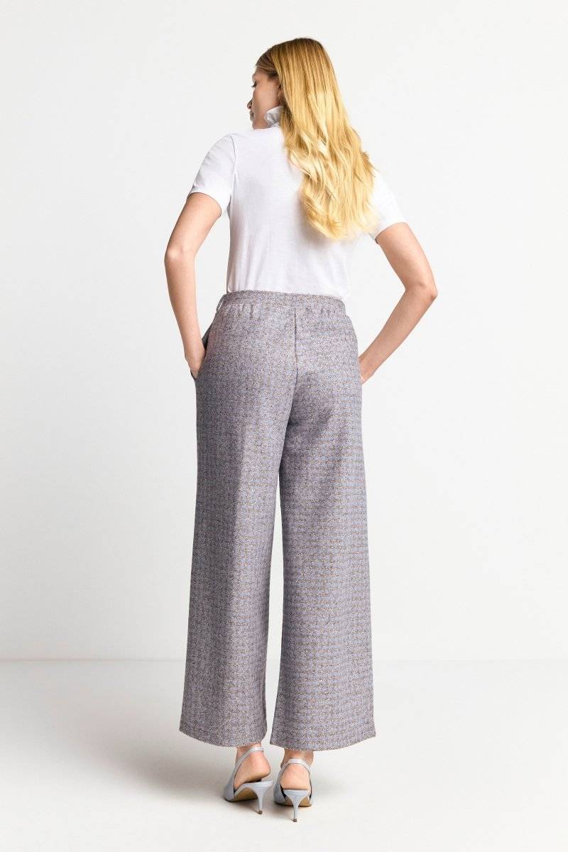 Eich & Royal Karierte Culotte aus Wollmix Blitzangebot