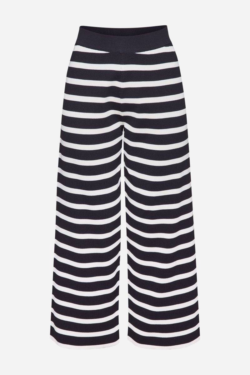 Eich & Royal Gestreifte Strick-Culotte Saisonale Angebote