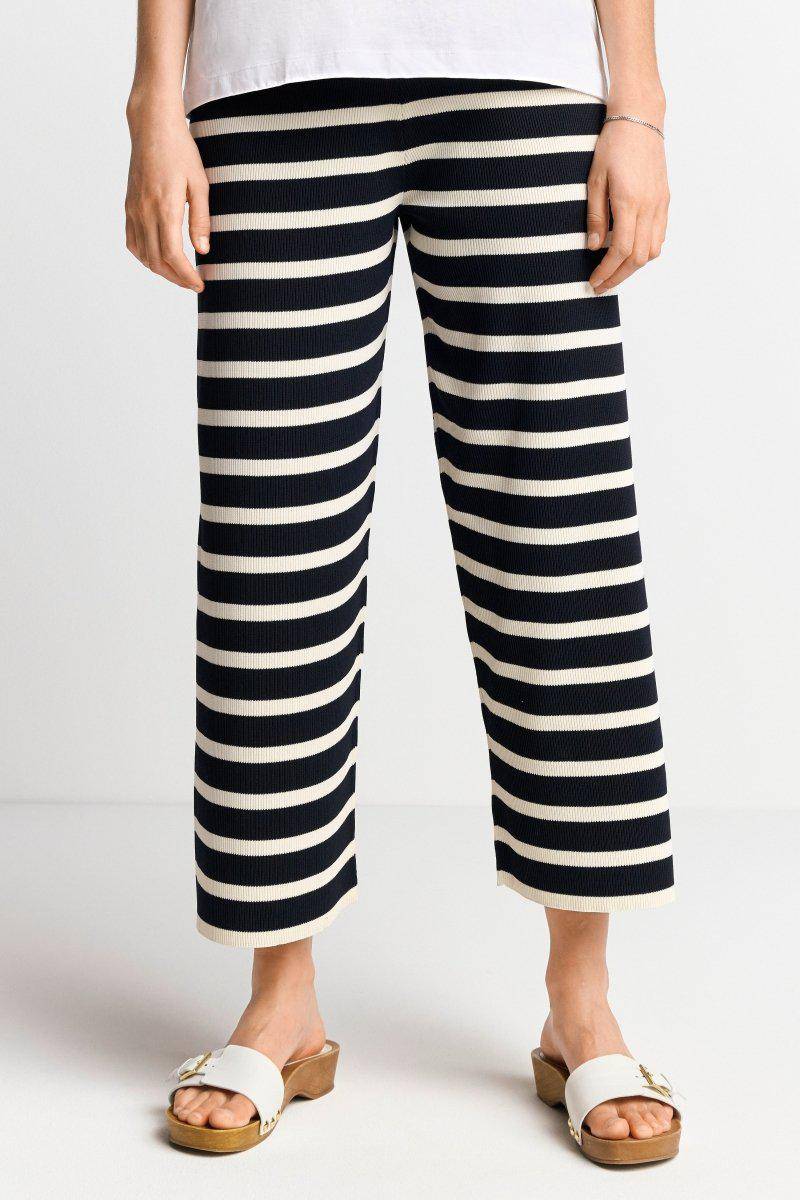 Eich & Royal Gestreifte Strick-Culotte Saisonale Angebote