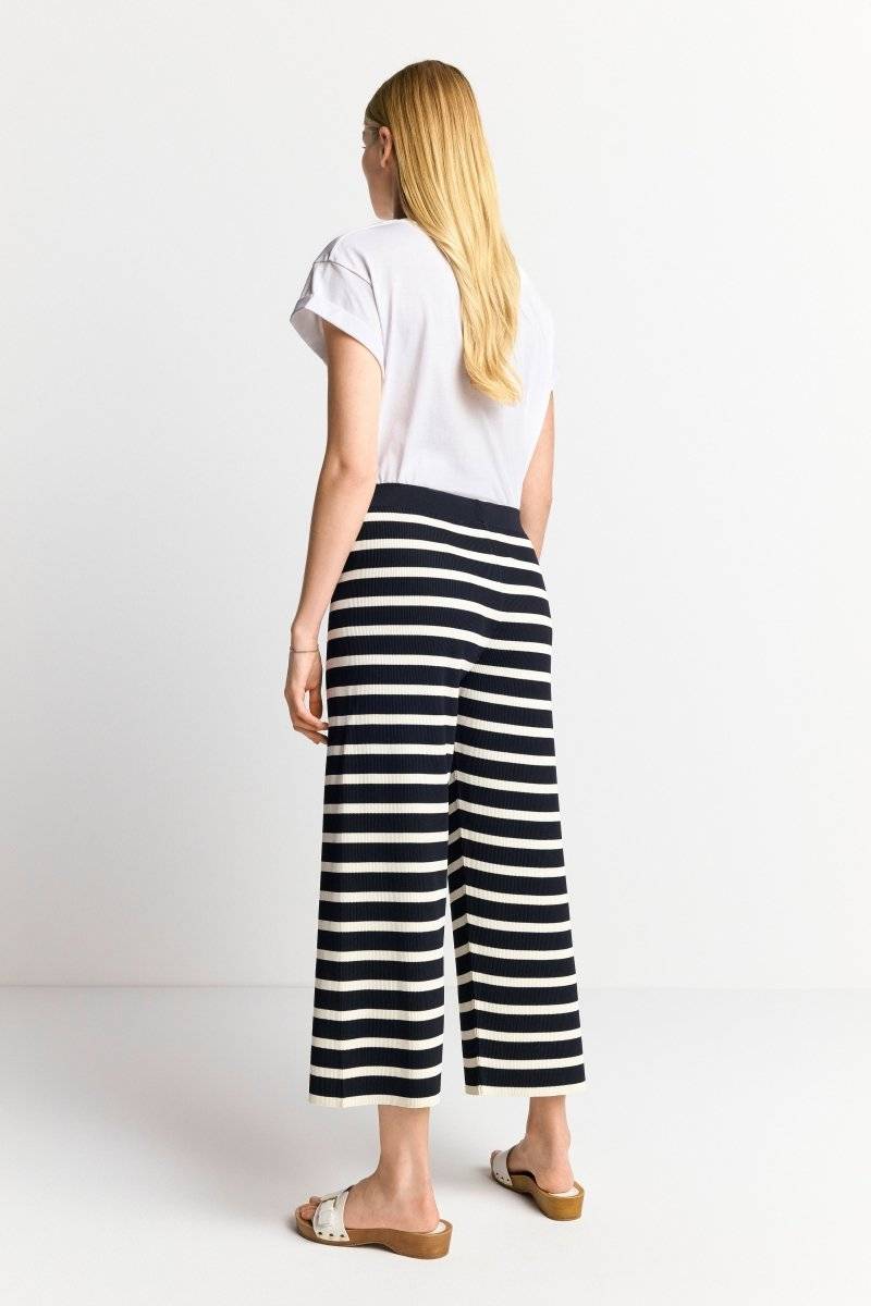 Eich & Royal Gestreifte Strick-Culotte Saisonale Angebote