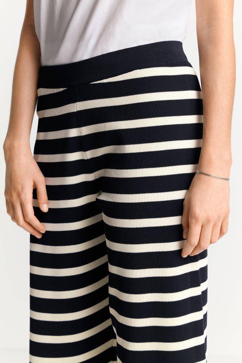 Eich & Royal Gestreifte Strick-Culotte Saisonale Angebote