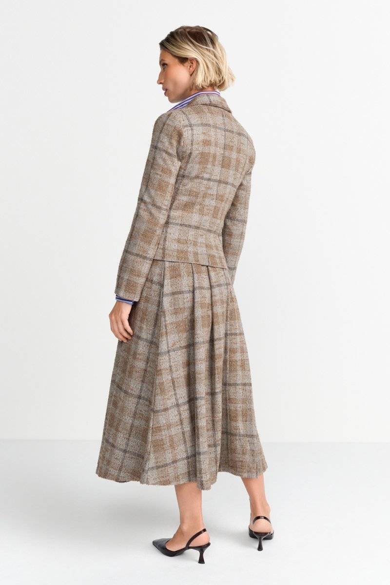 Eich & Royal Taillierter Blazer mit Karomuster Super Sparpreis