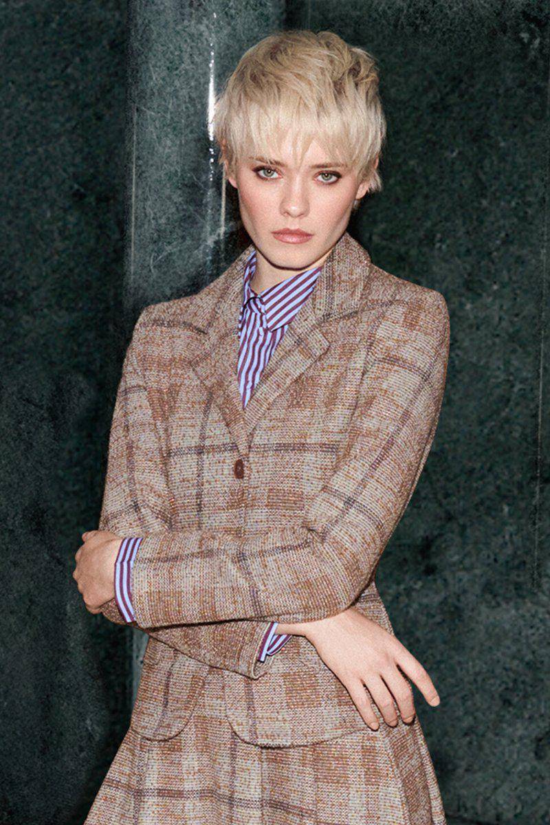Eich & Royal Taillierter Blazer mit Karomuster Super Sparpreis
