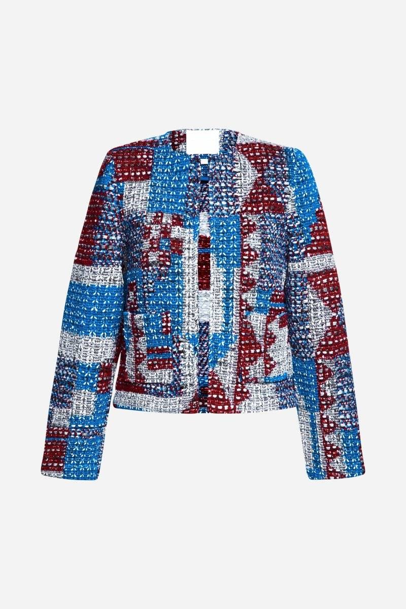 Eich & Royal Mehrfarbige Bouclé-Jacke JETZT KAUFEN