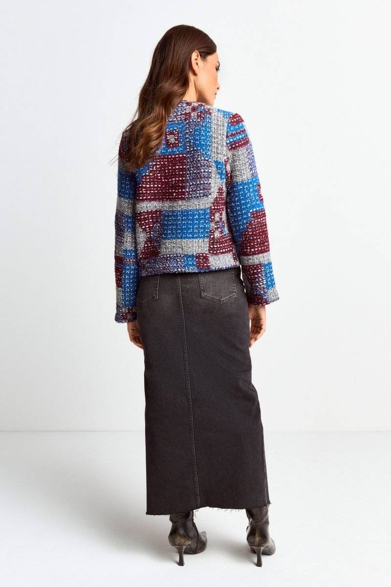 Eich & Royal Mehrfarbige Bouclé-Jacke JETZT KAUFEN