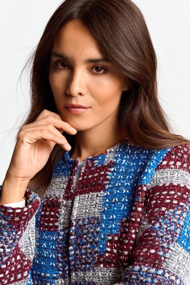 Eich & Royal Mehrfarbige Bouclé-Jacke JETZT KAUFEN