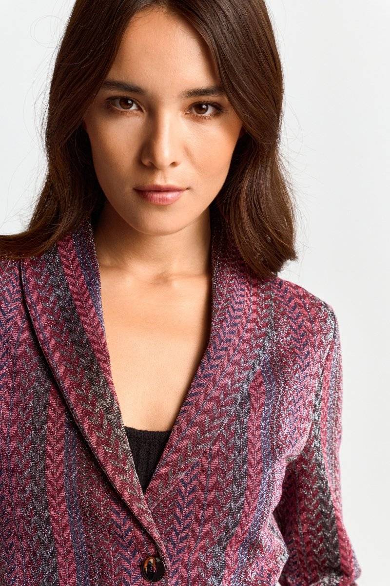 Eich & Royal Blazer mit Glitzereffekt Discount Store für neue Produkte