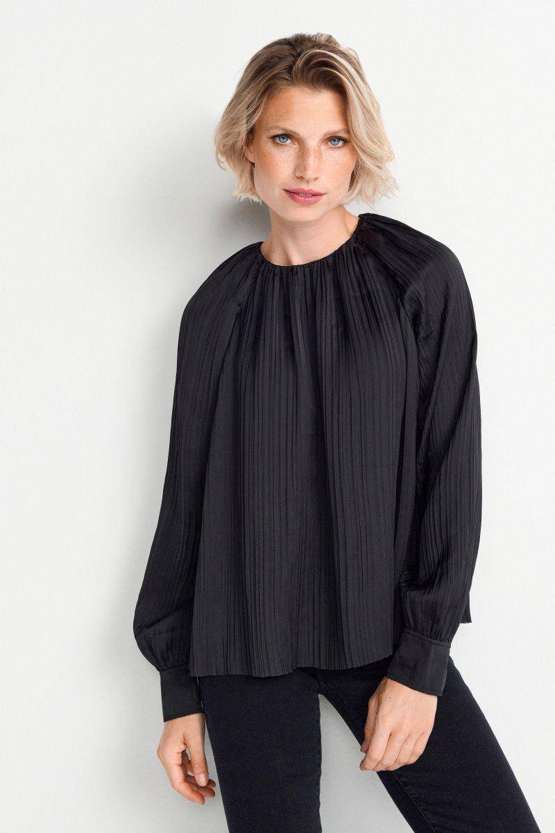 Eich & Royal Ausgestellte Plissee-Bluse 50% Rabatt für begrenzte Zeit