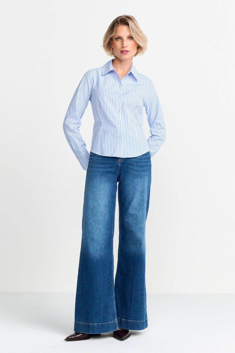 Eich & Royal Gestreifte Hemdbluse Rabatte dieses Monats