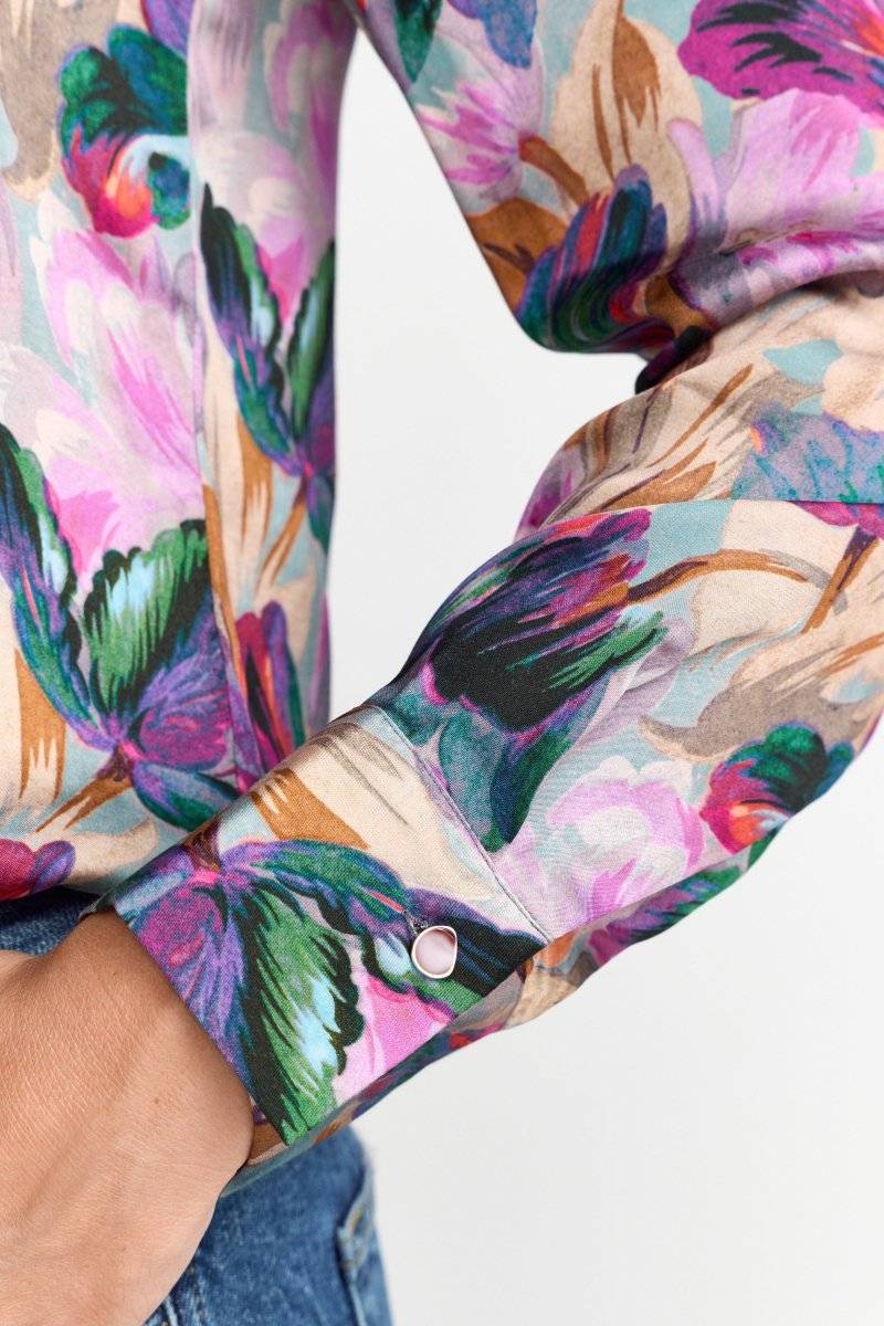 Eich & Royal Hemdkragenbluse mit Blumenprint Angebote
