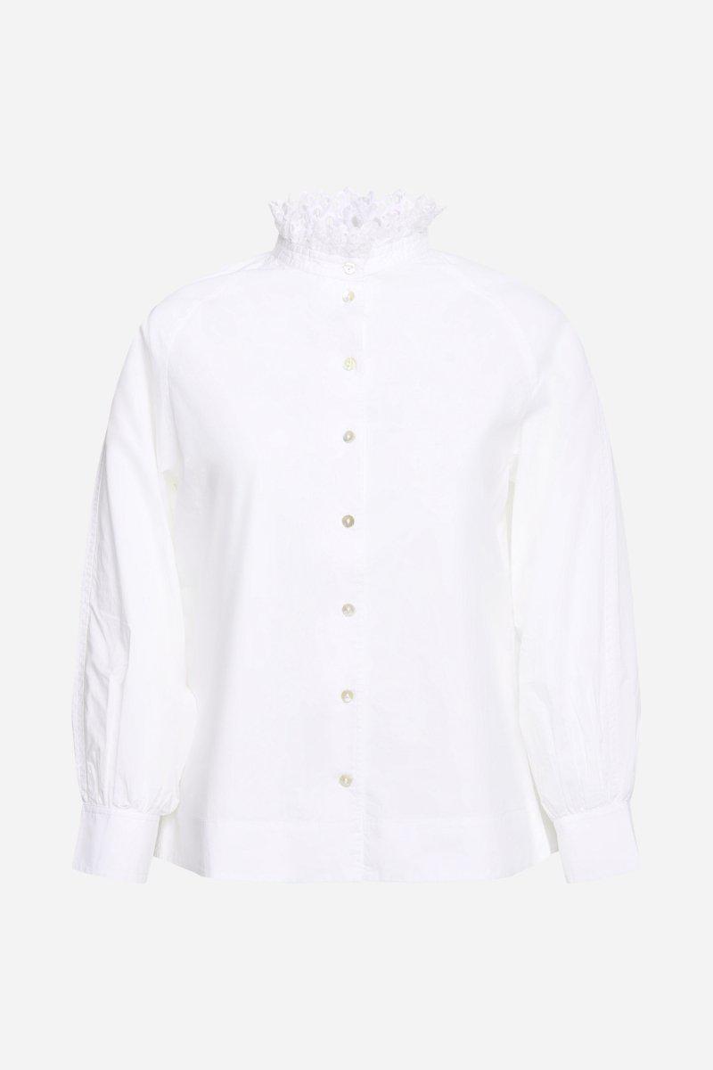 Eich & Royal Bluse mit Rüschenkragen im Angebot