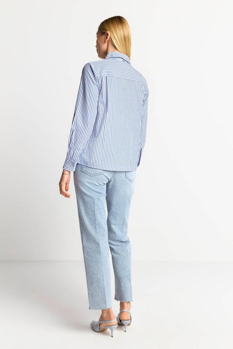 Eich & Royal Weite Hemdbluse mit Knopfleiste Limitierter Zeitrabatt