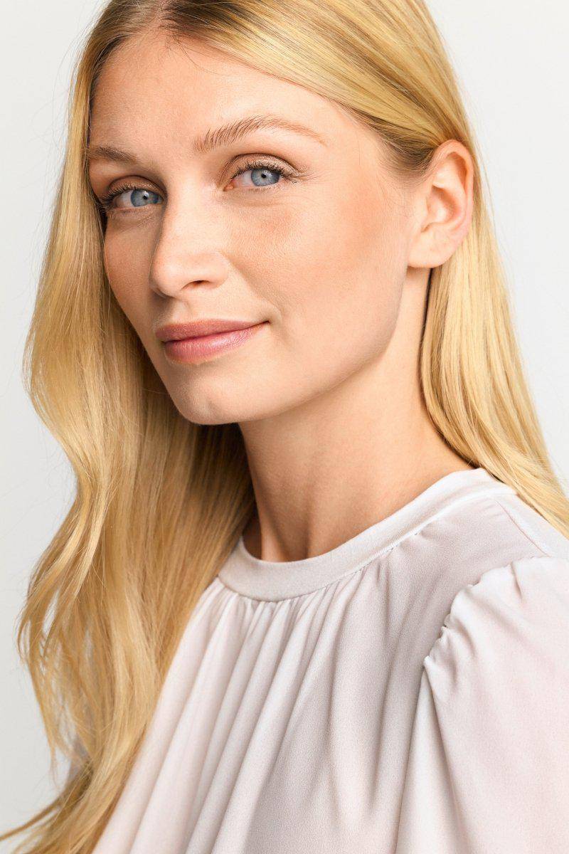 Eich & Royal Chiffonbluse mit Rundhalsausschnitt Sonderangebot