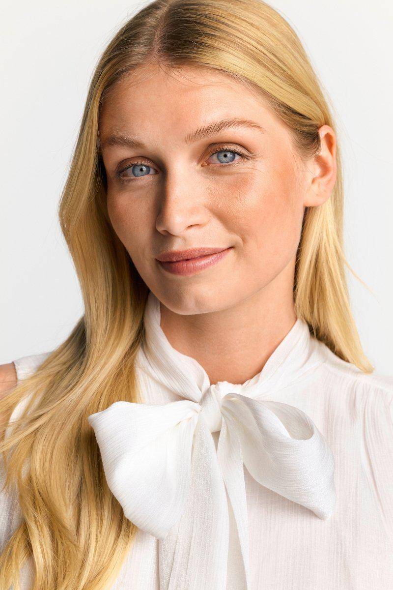 Eich & Royal Ärmellose Schluppenbluse mit Glanzeffekt Flash Sale